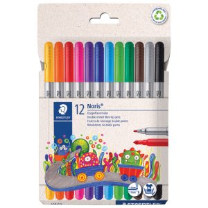 Flomaster školski 12boja obostrani Noris Staedtler 320 C12