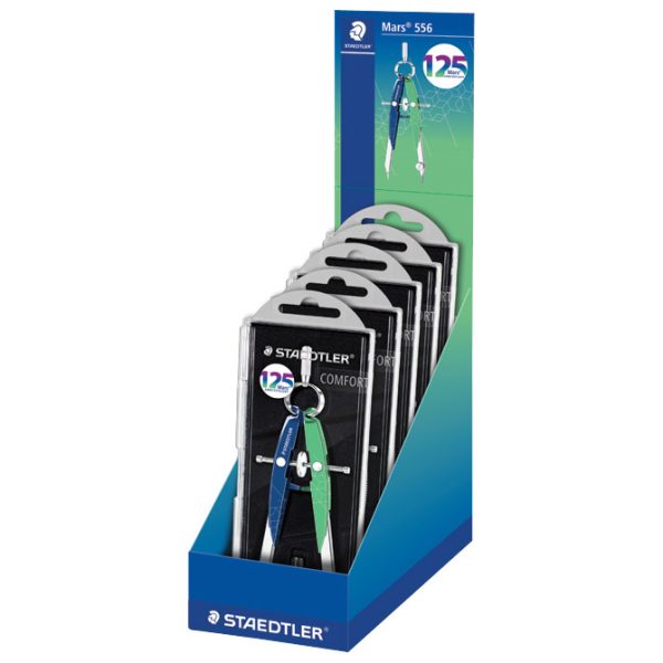 Šestar s preciznim podešavanjem Mars Comfort 125 years Staedtler 556 00-MA1 pla/zel blister - Slika 5