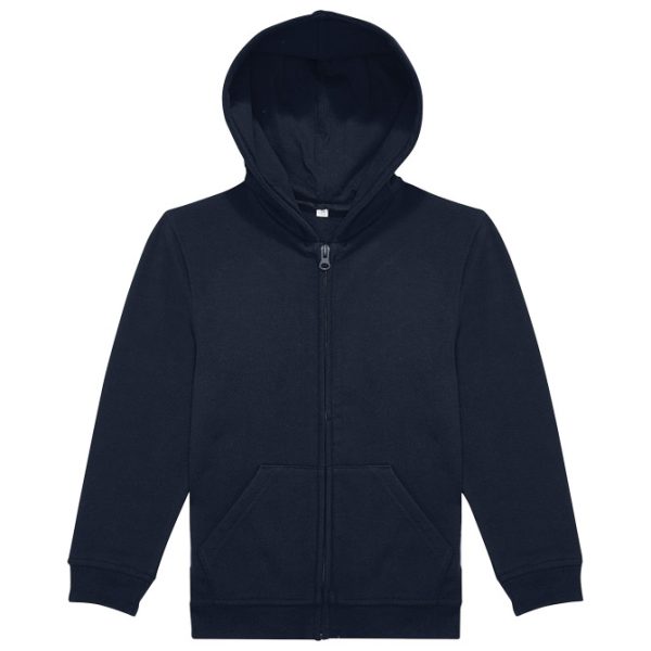 Majica dugi rukavi B&C Zip Hood kids 280g ID 334 tamno