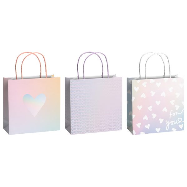 Vrećice ukrasne 20x20x8 cm Love Stewo 5208 99 sortirano