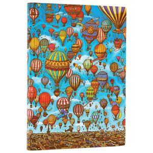Notes 12x17,5 cm-midi crte  88L s gumicom Ballon Festival Flexis Paperblanks FB9910-9