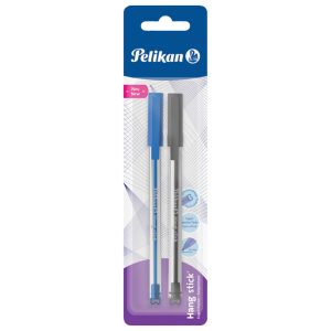 Olovka kemijska Stick K86 pk2 Pelikan 820899 crna/plava blister