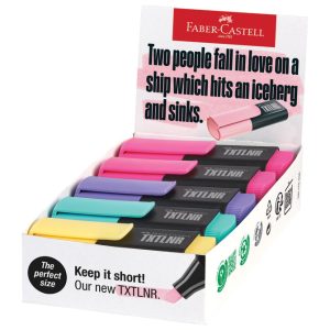 Signir 1-5mm mini TXTLNR Pastel 2 kart.kutija pk10 Faber Castell 154212 sortirano