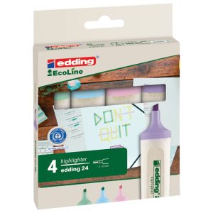 Signir 2-5mm EcoLine Pastel Edding 24 4boje blister