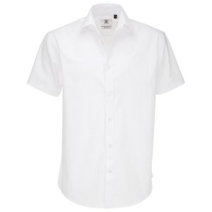Košulja muška kratki rukavi B&C Black Tie 135g