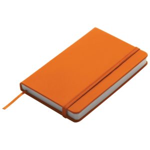 Notes  9x14 cm čisti 80L s gumicom Lübeck narančasti