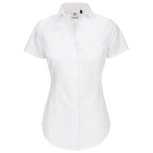 Košulja ženska kratki rukavi B&C Black Tie 135g