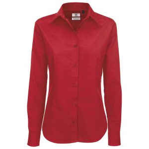 Košulja ženska dugi rukavi B&C Sharp 130g