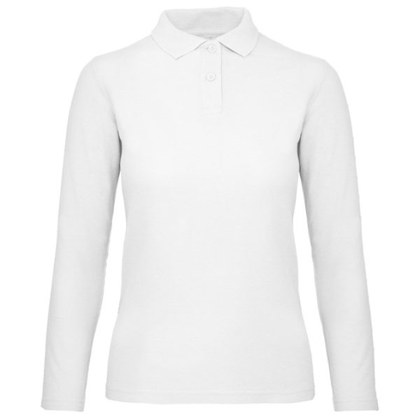 Majica dugi rukavi polo B&C ID.001 LSL/women 180g