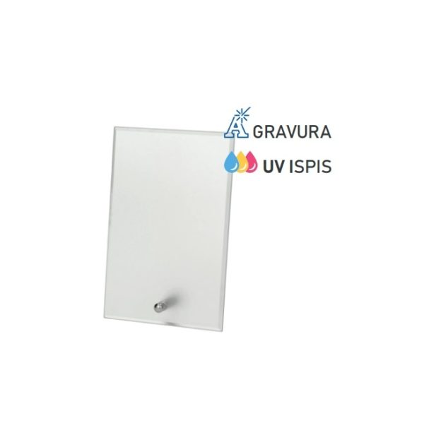 PLAKETA STAKLO 10.5x16.5