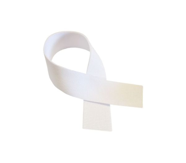 TRAKA ZA MEDALJU 22mm BIJELA