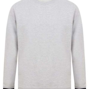 SWEAT WITH STRIPE CUFFS