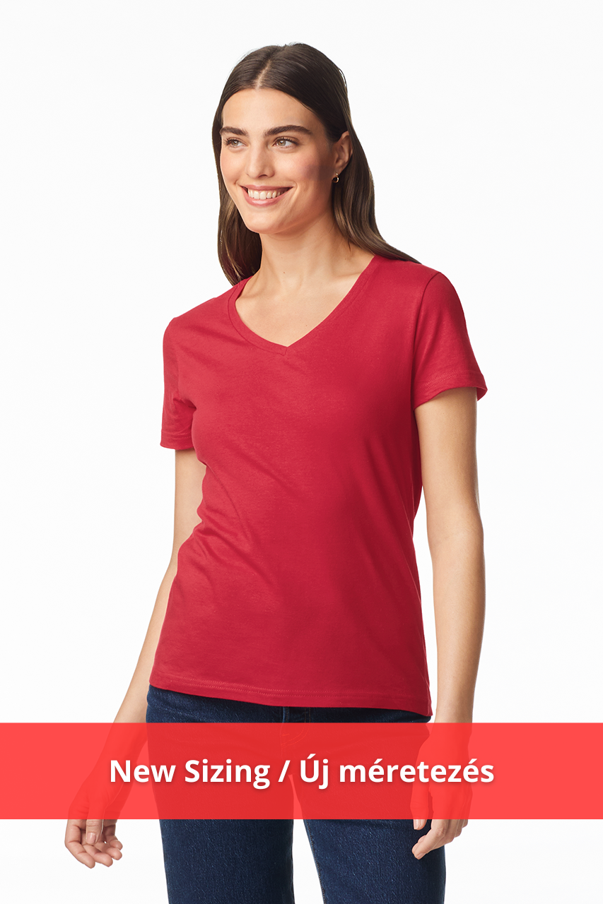 SOFTSTYLE® LADIES' V-NECK T-SHIRT