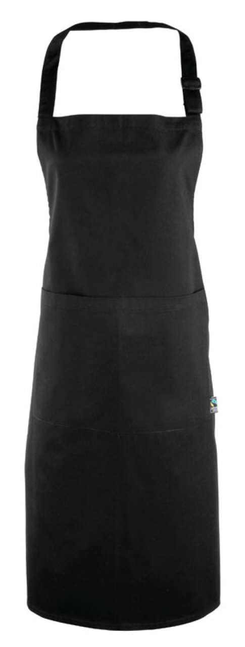 COTTON BIB APRON. FAIRTRADE & ORGANIC CERTIFIED
