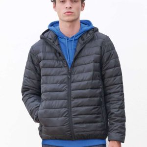 SOL'S STREAM HOODED MEN - LIGHTWEIGHT HOODED PADDED JACKET