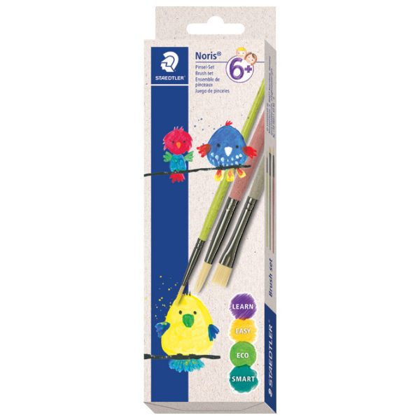 Set kistova od sintetičkih vlakana pk3 Staedtler 989R-S BK3 sortirano blister