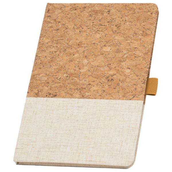 Notes A5 crte 96L šamoa crte pluto i tkanina Stricker KLEE 93277150 svijetlo bež - Slika 2