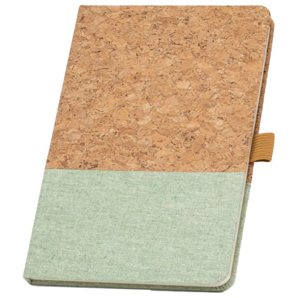 Notes A5 crte 96L šamoa crte pluto i tkanina Stricker KLEE 93277119 svijetlo tirkiz - Slika 2