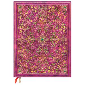 Planer tjedni 2026-18x23cm-ultra horizontalni s gum. Diamond Jubilee Paperblanks DE0799-0