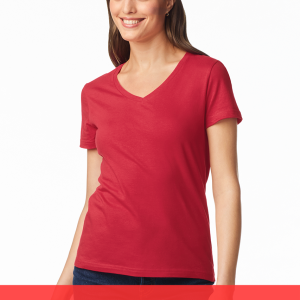 SOFTSTYLE® LADIES' V-NECK T-SHIRT
