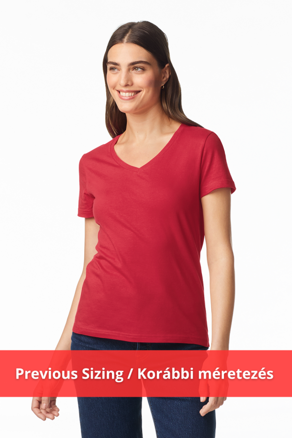 SOFTSTYLE® LADIES' V-NECK T-SHIRT