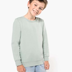 KIDS' ECO-FRIENDLY CREW NECK SWEATSHIRT