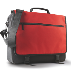 DOCUMENT BAG WITH FRONT FLAP