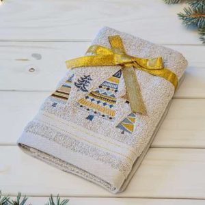 OLIMA CHRISTMAS TOWEL - CHRISTMAS TREES