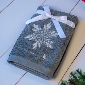 OLIMA CHRISTMAS TOWEL - SNOWFLAKE