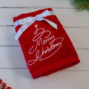 OLIMA CHRISTMAS TOWEL - MERRY CHRISTMAS