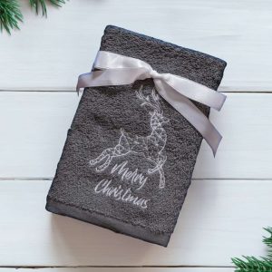 OLIMA CHRISTMAS TOWEL - REINDEER