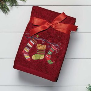 OLIMA CHRISTMAS TOWEL - CHRISTMAS SOCKS