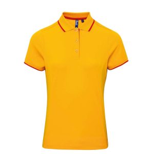 LADIES’ CONTRAST COOLCHECKER® POLO