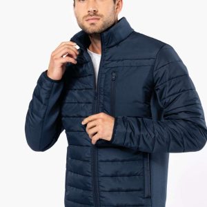 MEN'S BI-MATERIAL PADDED JACKET