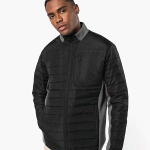 MEN'S BI-MATERIAL PADDED JACKET