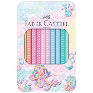 Boje drvene 10 boja metalna kutija Sparkle Jumbo pastel Faber Castell 210910