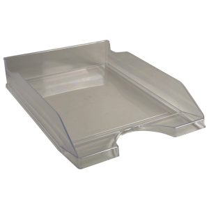Ladica za spise Ecotray 12327D Fornax prozirno siva