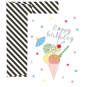 Čestitka 10,5x14,8 cm Happy birthday Stewo 5203 60 blister