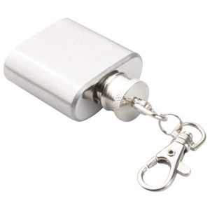 Pljoska metalna 30ml  privjesak za ključeve Anda AP807908 srebrna