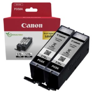 Ink Jet Canon PGI-570PGBKXL original double pack crni