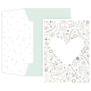 Čestitka 10,5x14,8 cm Wedding Stewo 5100 51 blister