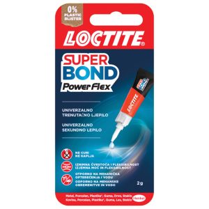 Ljepilo trenutačno  2g Loctite Super Bond  Power Flex gel Henkel 2996221 blister