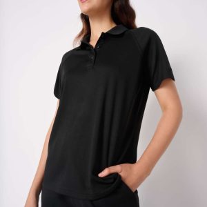 LADIES' BASIC POLYESTER POLO SHIRT