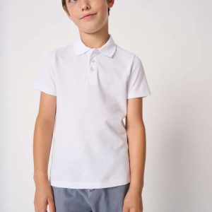 KIDS' PIQUE POLO SHIRT