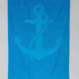 OLIMA „ANCHOR” JACQUARD BEACH TOWEL