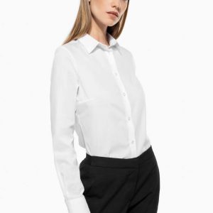 LADIES' POPLIN EASY CARE POLYCOTTON SHIRT