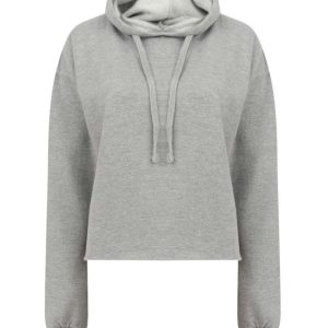 WOMEN'S CROPPED SLOUNGE HOODY