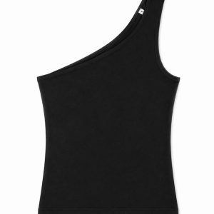 WOMENS FITTED ONE SHOULDER TOP
