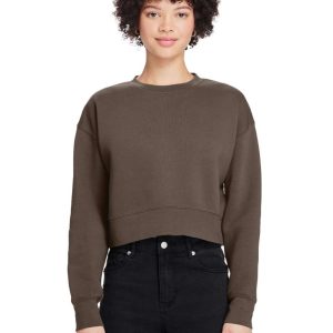 WOMENS RELAXED CROP CREWNECK